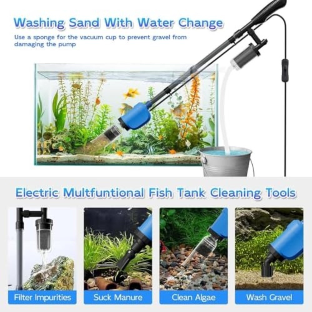 High Power Aquarium Gravel Cle - огляд і ціна Gravel Vacuum Cleaner