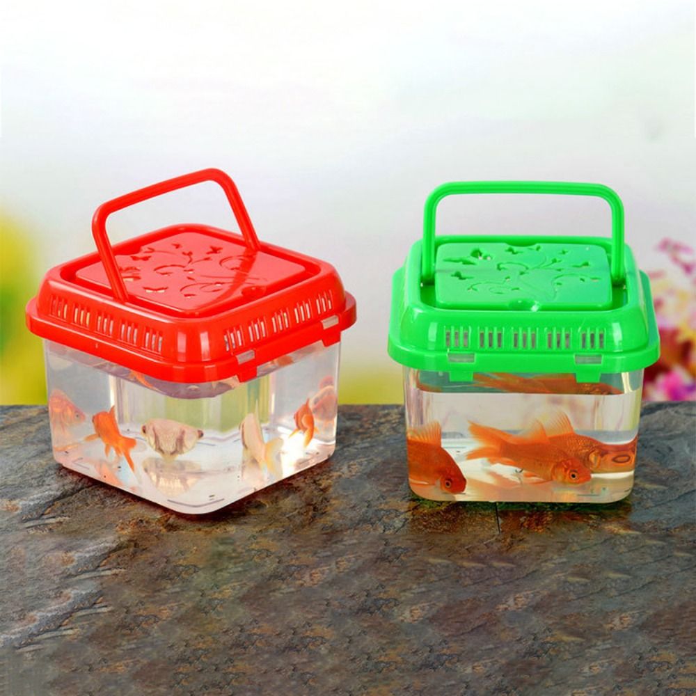 Mini Portable Fish Tank Pet Su - огляд і ціна Aquarium Goldfish