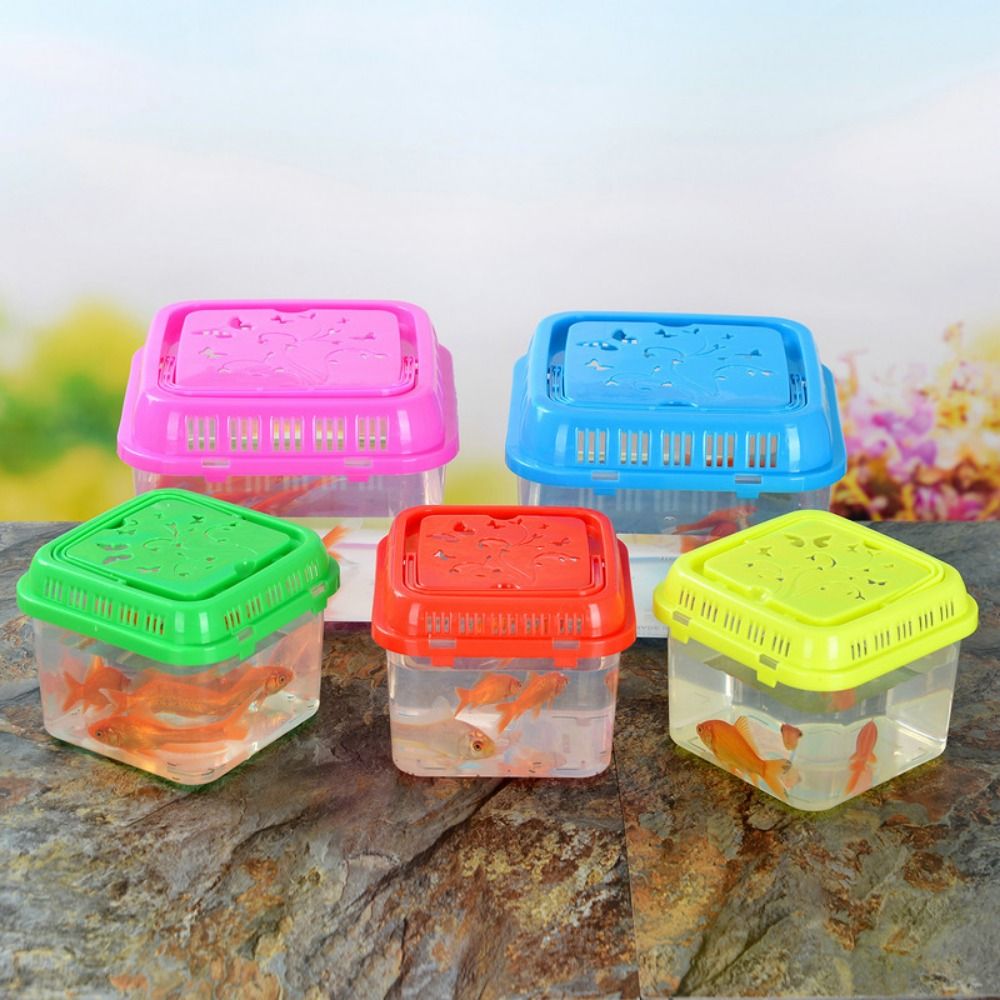 Mini Portable Fish Tank Pet Su - огляд і ціна Aquarium Goldfish
