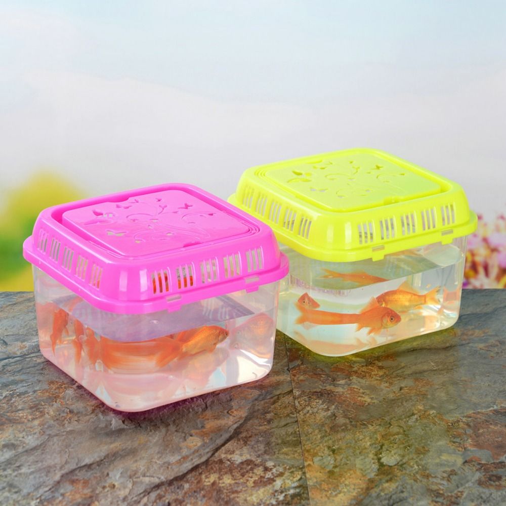 Mini Portable Fish Tank Pet Su - огляд і ціна Aquarium Goldfish