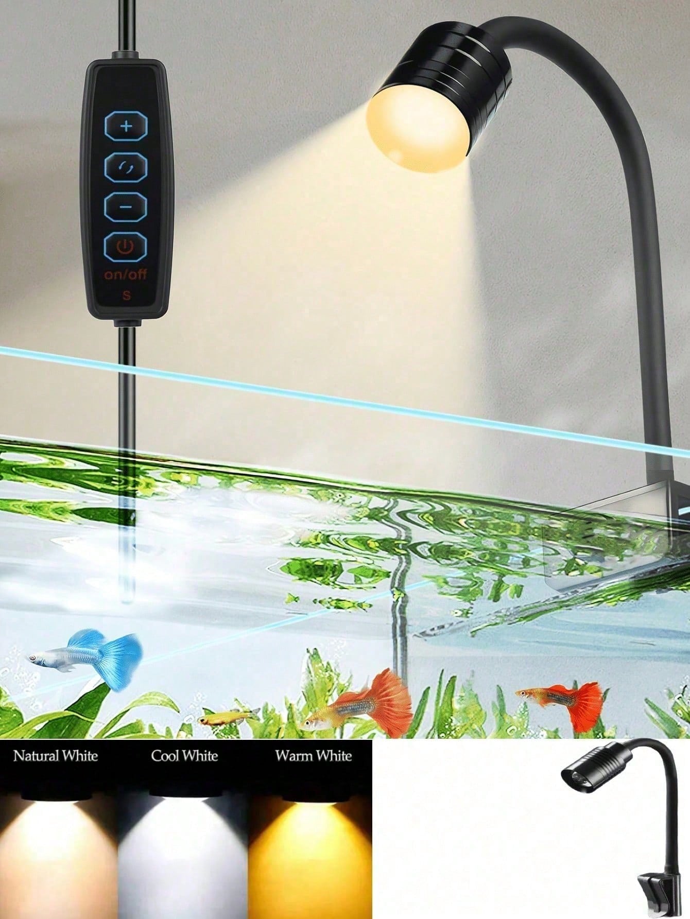USB aquarium lights, Zoom Sout - огляд і ціна Aquarium Goldfish