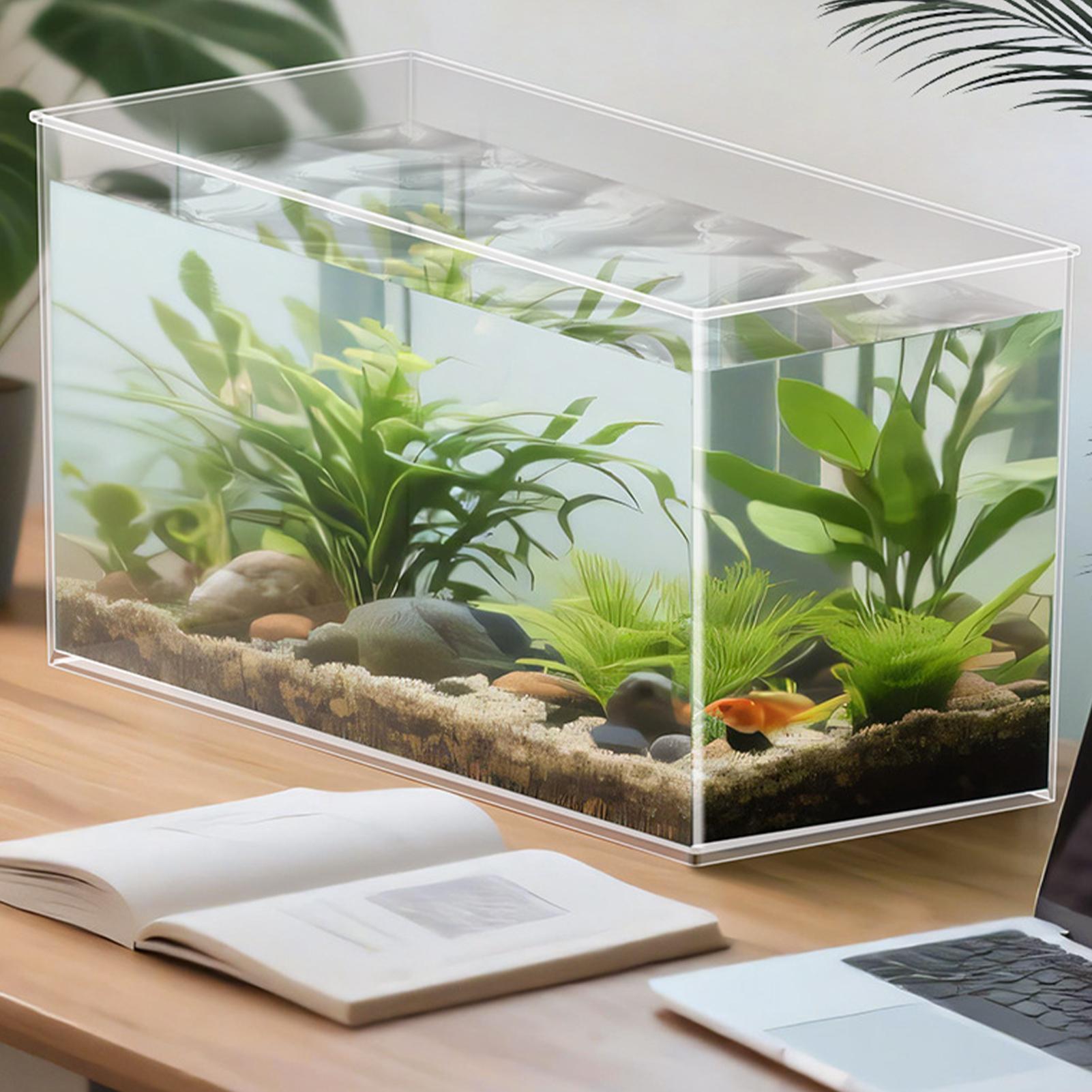 Small Fish Tank Betta Tank Ext - огляд і ціна Aquarium Goldfish