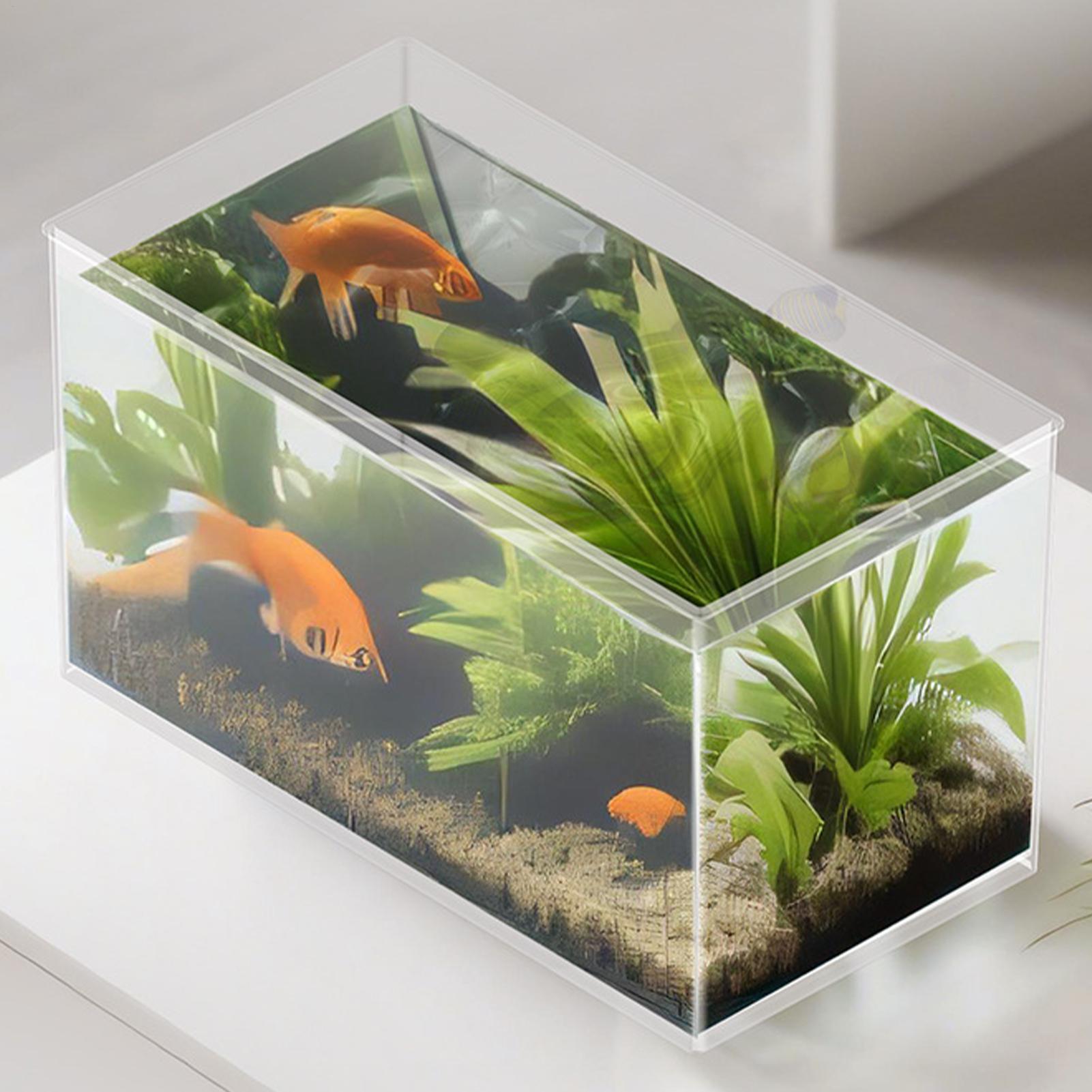 Small Fish Tank Betta Tank Ext - огляд і ціна Aquarium Goldfish