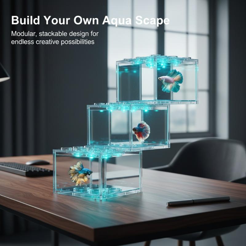 Mini Size Acrylic Fish Tank St - огляд і ціна Aquarium Goldfish