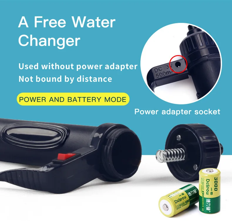 Electric Water Changer Vacuum  - огляд і ціна Gravel Vacuum Cleaner
