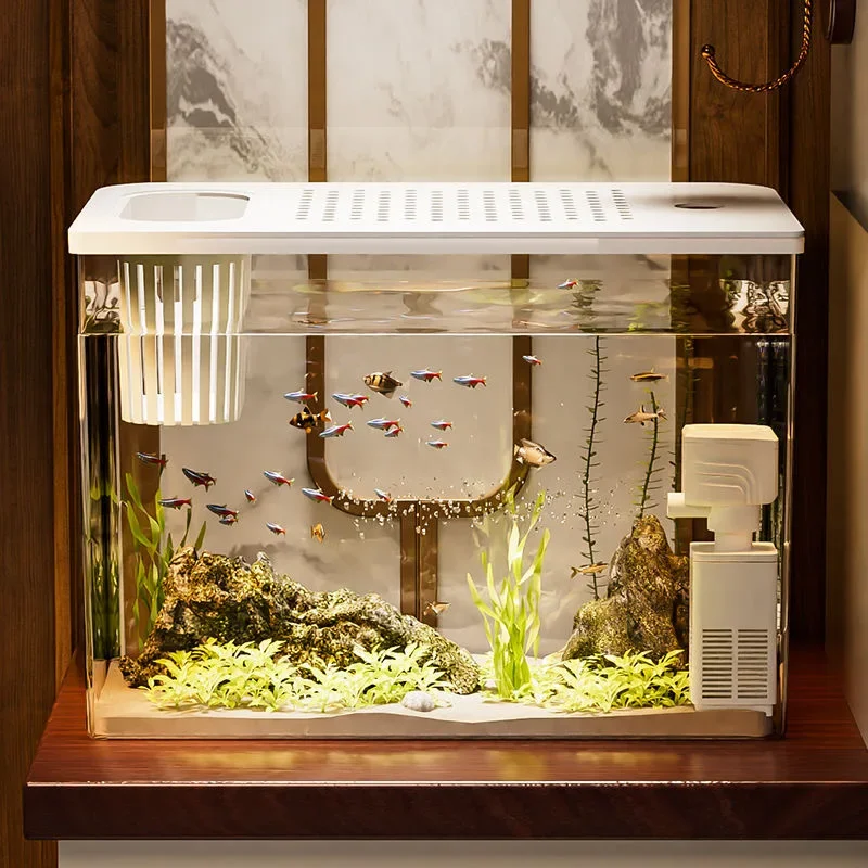 PET+ABS Fish Tank New Transpar - огляд і ціна Aquarium Goldfish
