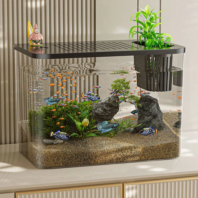 PET+ABS Fish Tank New Transpar - огляд і ціна Aquarium Goldfish