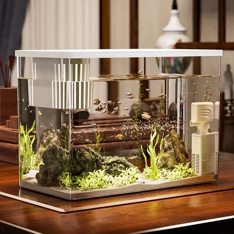 PET+ABS Fish Tank New Transpar - огляд і ціна Aquarium Goldfish