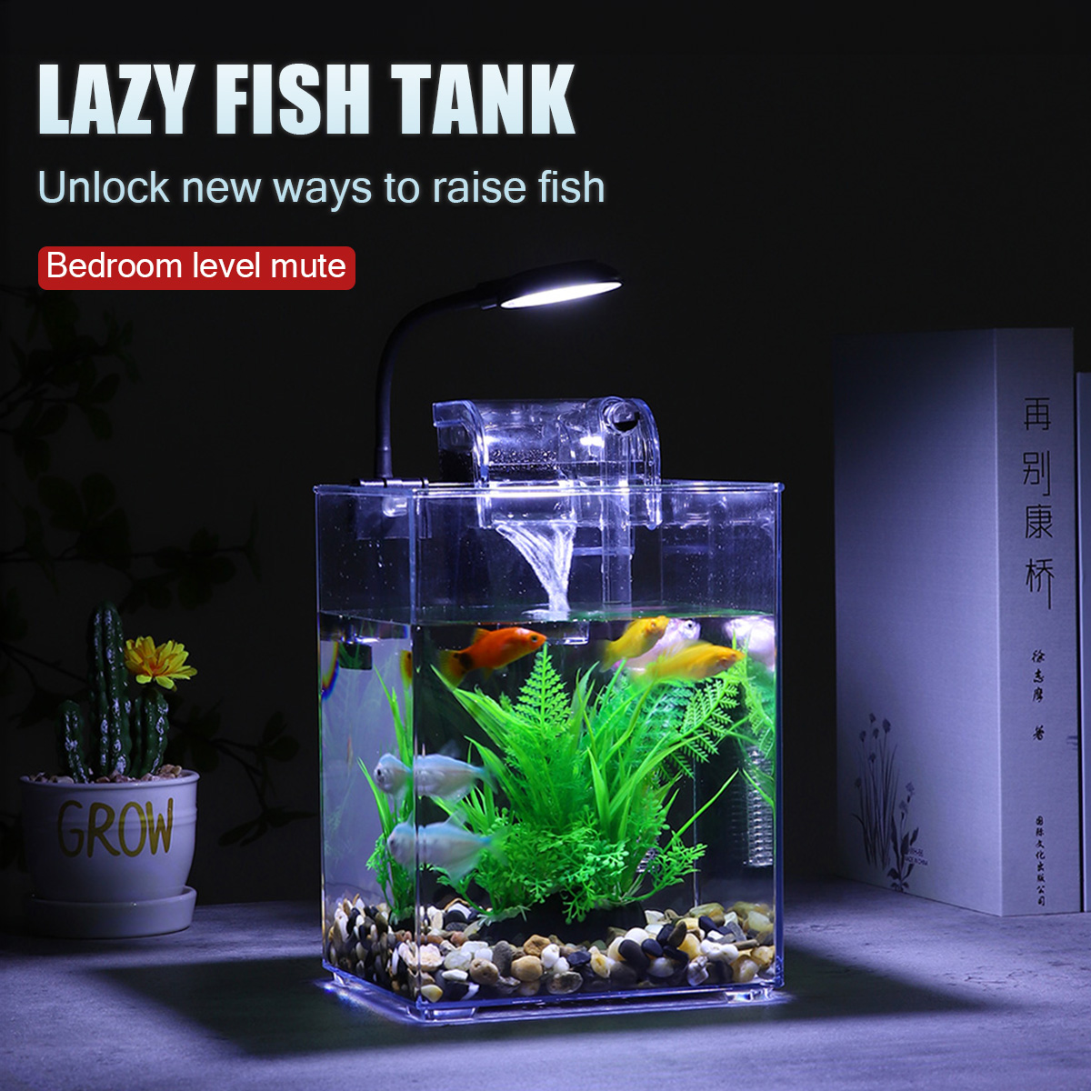 USB Desktop Fish Tank Set-Easy - огляд і ціна Aquarium Goldfish